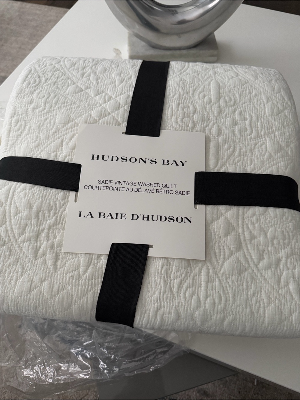 Hudson’s Bay Sadie Vintage Washed White Quilt